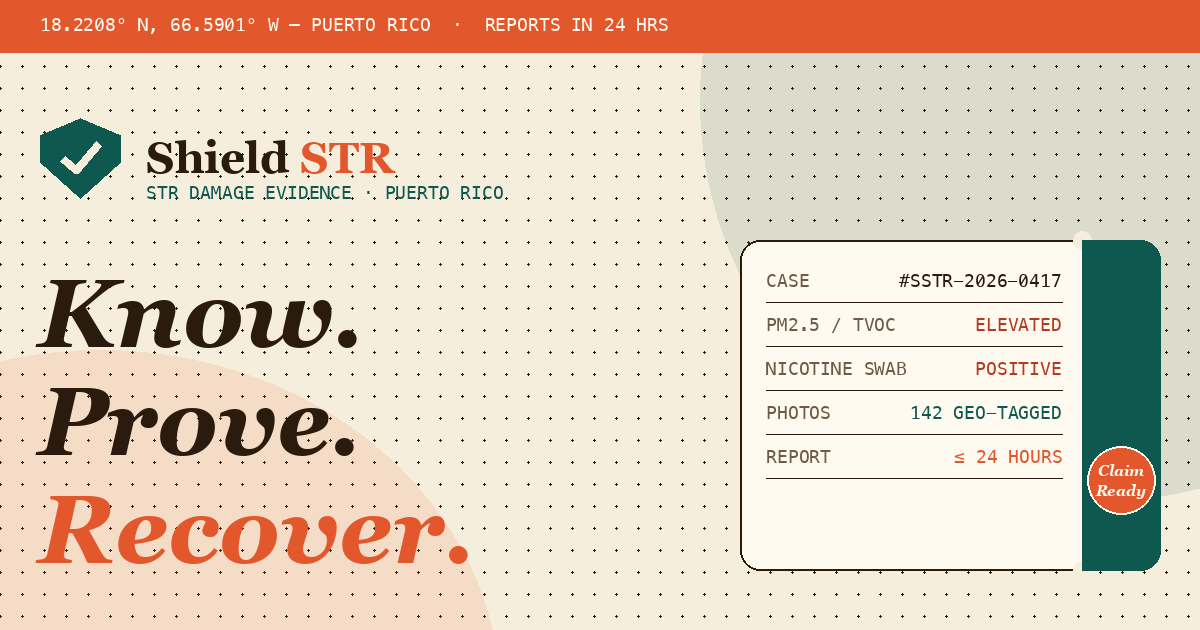 Shield STR — Know. Prove. Recover.